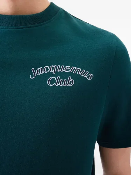 Тениска Jacquemus бродирана зелено