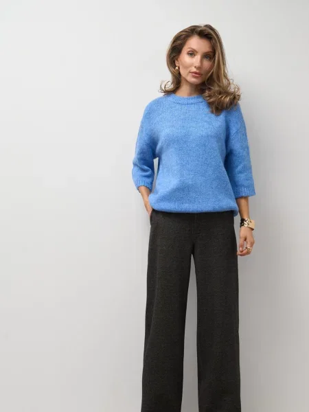 Вовняний Джемпер TrikoBakh блакитний