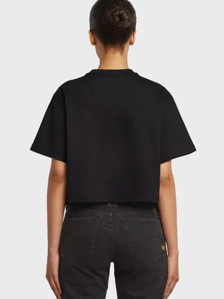 Фетровая футболка G-star Raw черная