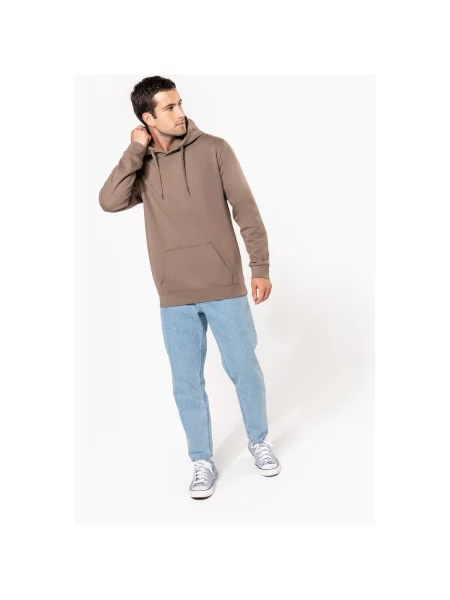 Bluza z kapturem Kariban biała