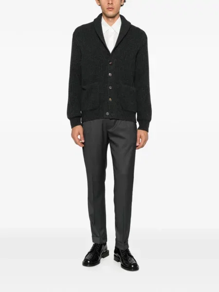 Gulerat cardigan Eleventy gri