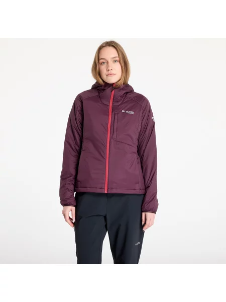 Утеплена стрейчева куртка Columbia срібна