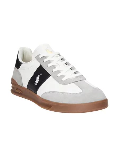 Sneakersy Polo Ralph Lauren koronkowe białe