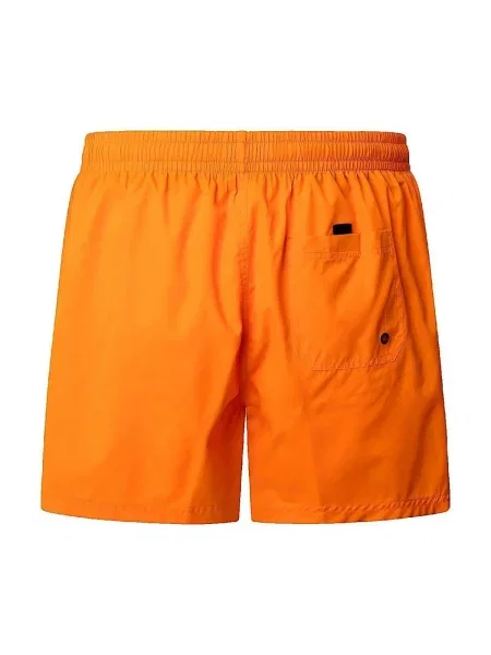 Krátky džínsové šortky Pepe Jeans s autogramom oranžová