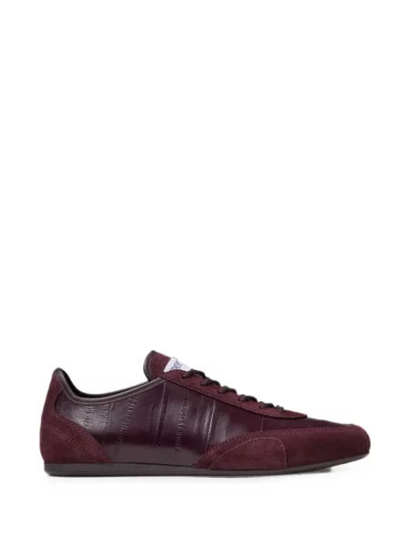 Top Jimmy Choo din piele cu imagine roșu