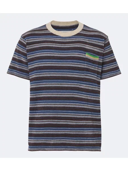 Tricou Maison Margiela cu dungi tricotate