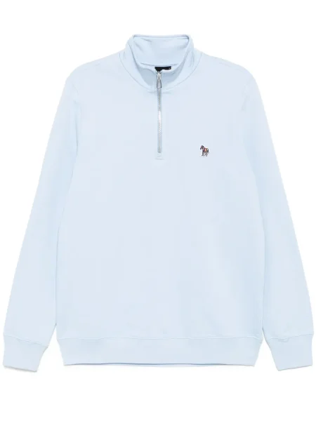 Mikina Ps Paul Smith s polovičními zipem modrá