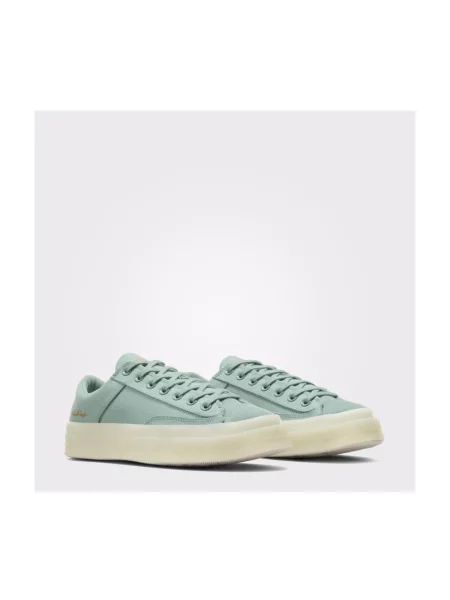 Lniane sneakersy Converse zielone