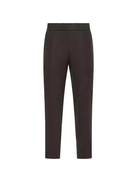 Pantaloni Moncler alergare maro