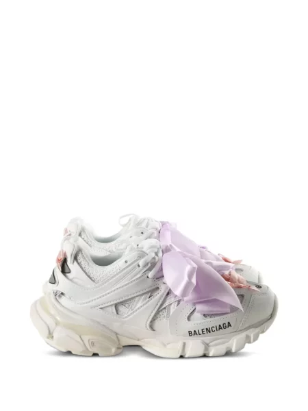 Trčanje tenisice za trčanje Balenciaga Track s mašnom bijela