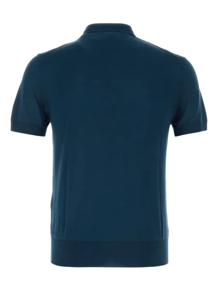 Polo Tom Ford cu mâneci scurte albastru