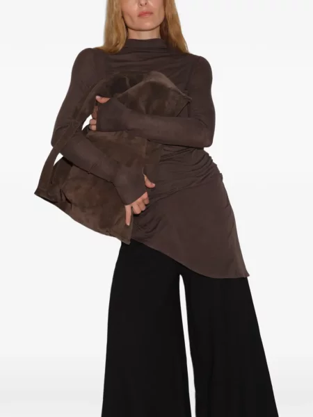 Top Marcella asimetric maro