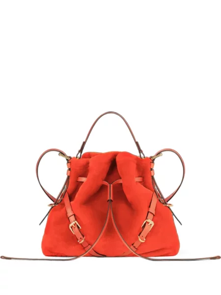 Geantă Givenchy din piele de oaie portocaliu