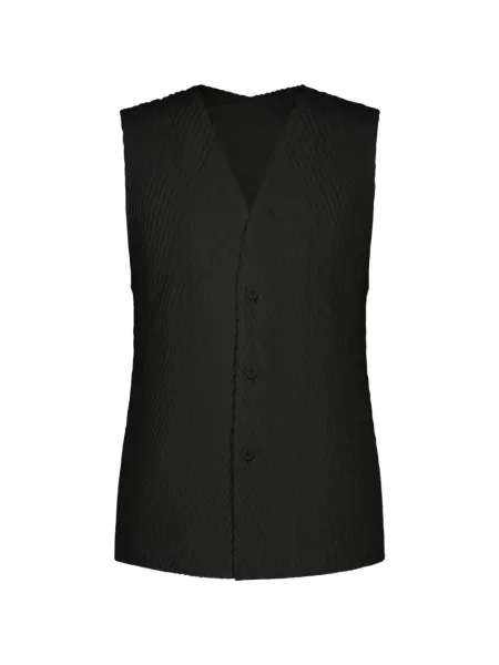 Γιλέκο Homme Plissé Issey Miyake μαύρο