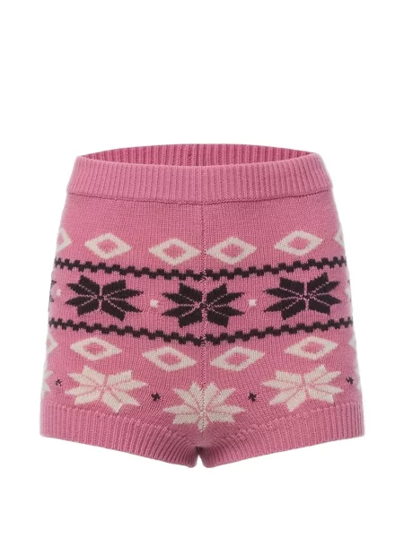 Pantaloni scurți Monse de lână roz