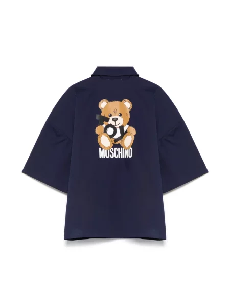 Koszula dziecięca Moschino niebieska