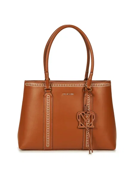 Kabelka Love Moschino hnedá