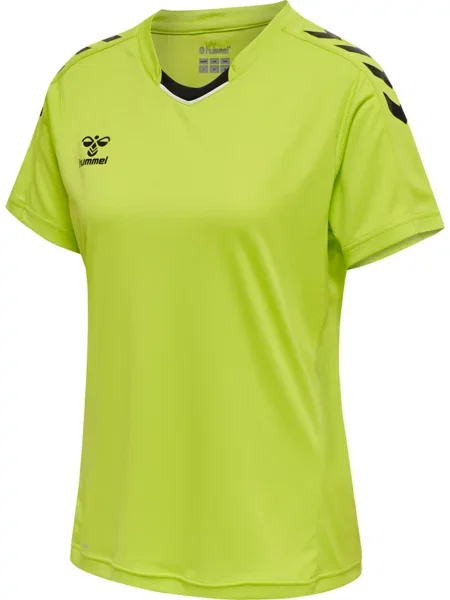 Koszulka sportowa z krótkim rękawem Hummel Core XK Poly Jersey S/S Woman żółta