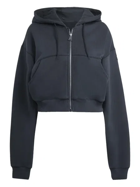 Pruhované oblekové mini kraťasy Adidas hnědé