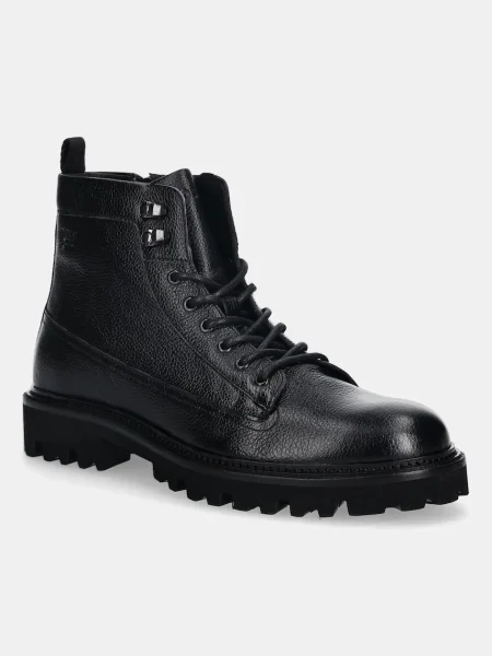 BOSS ghete de piele Julyo negru