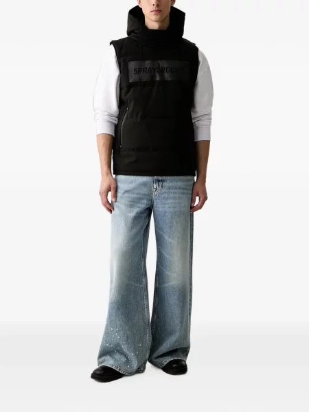 Vestă Sprayground cu imagine negru