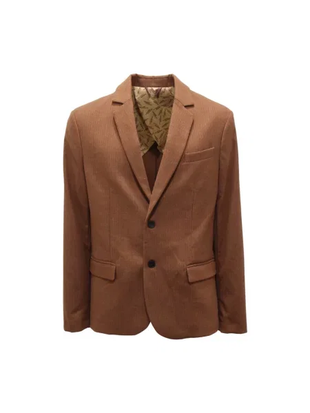 Marynarka Imperial w paski brązowa