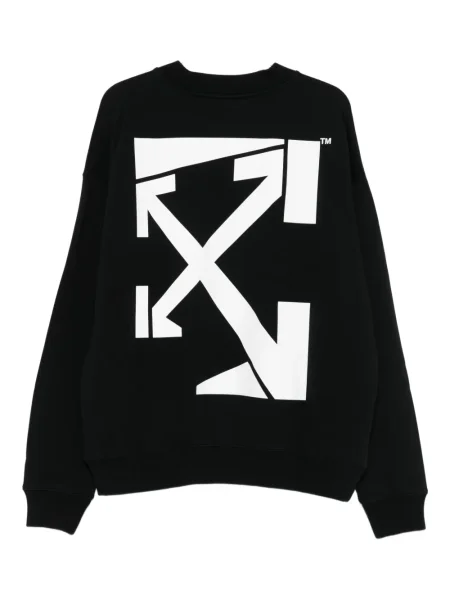 Hanorac Off-white cu imagine alb