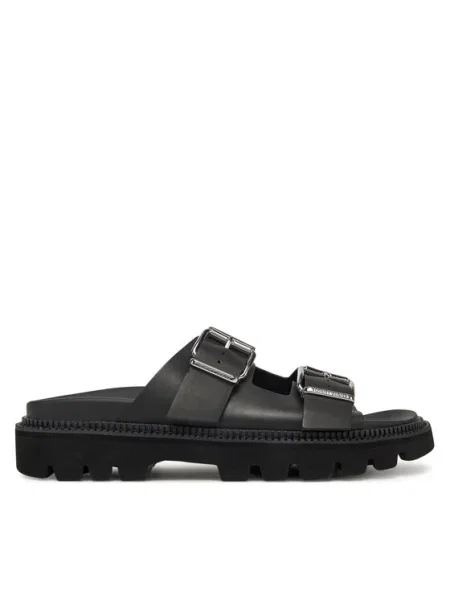 Papuci Tommy Jeans negru