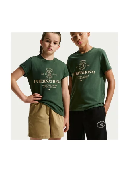 Tricou copii Nike verde