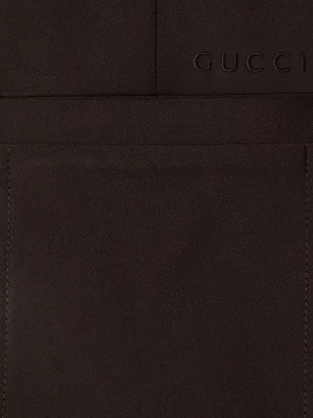 Cu centură pantaloni Gucci maro