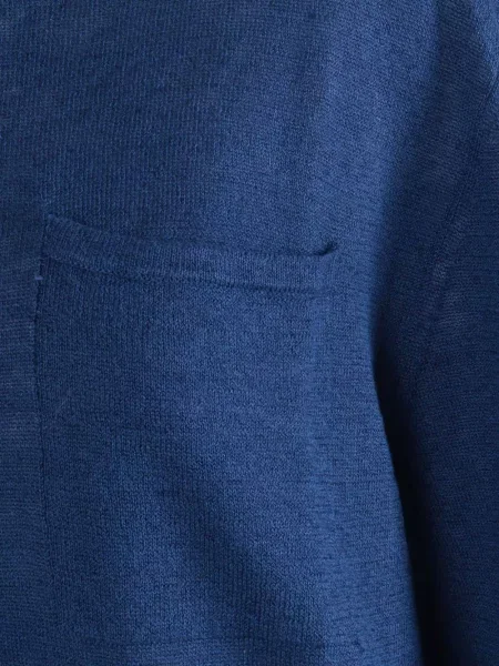 Cardigan Settefili Cashmere din cașmir albastru