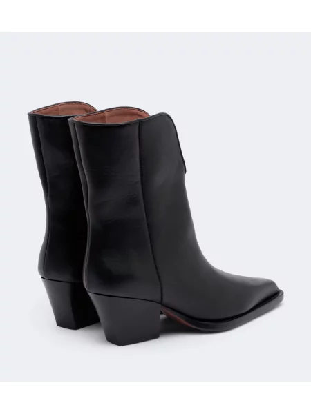 Botine Paris Texas din piele negru