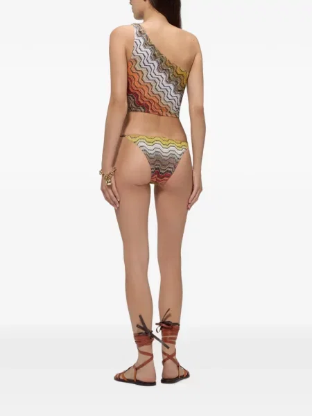 Top Missoni na jedno rame narančasta