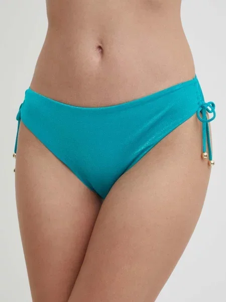 Max Mara Beachwear figi kąpielowe niebieski