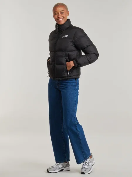 Geacă Superdry cu glugă negru