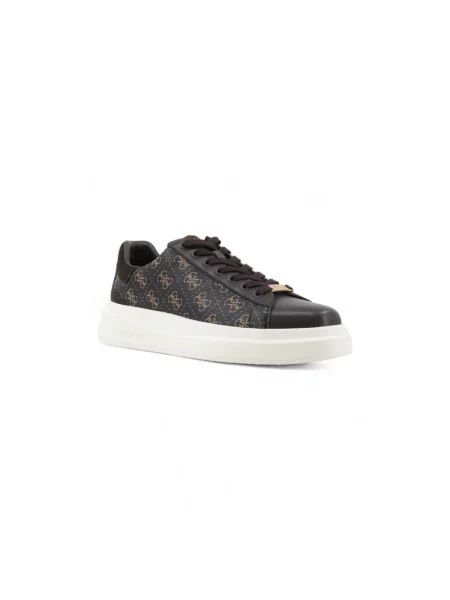 Sneakersy Guess skórzane brązowe