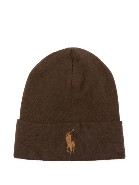 Căciulă Polo Ralph Lauren cu franjuri maro