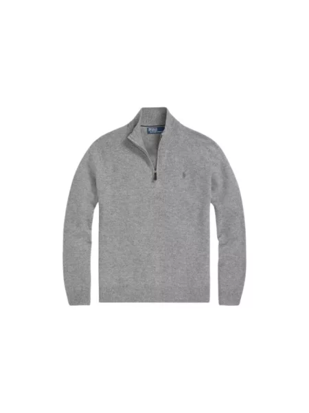 Sweter Polo Ralph Lauren wełniany szary