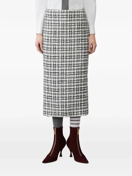 Fustă tip creion Thom Browne din tweed