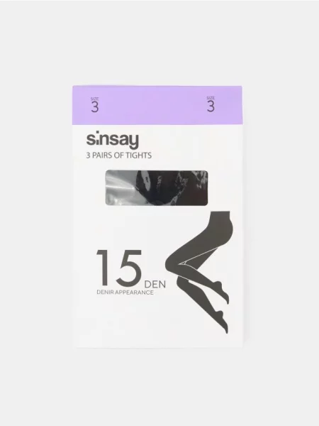 Панчохи 3 пари чорний