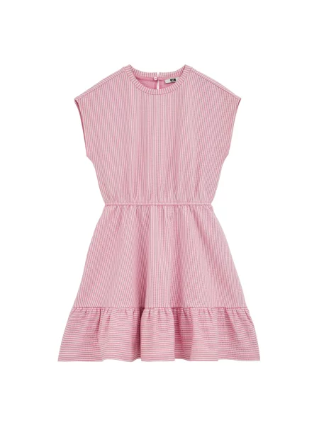WE Fashion Rochie roz deschis alb