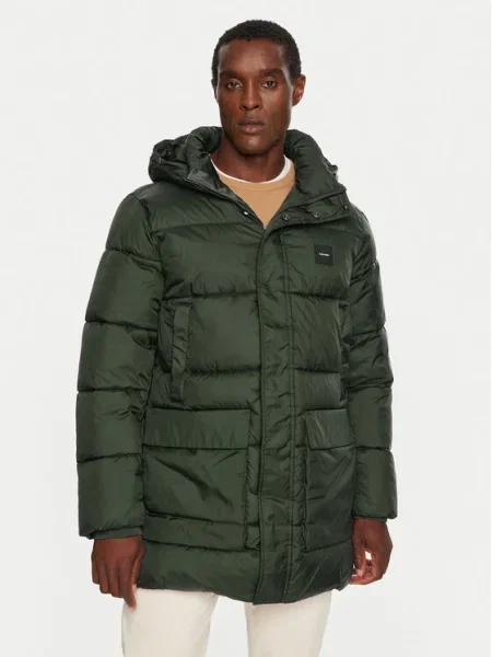 Calvin Klein Зимно палто зелен