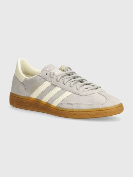 Adidas Originals sneakers din piele intoarsă Hanball Spezial gri
