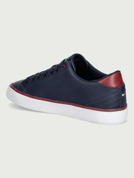 Tommy Hilfiger TH HI VULC CORE LOW LEATHER tenisówki granatowe