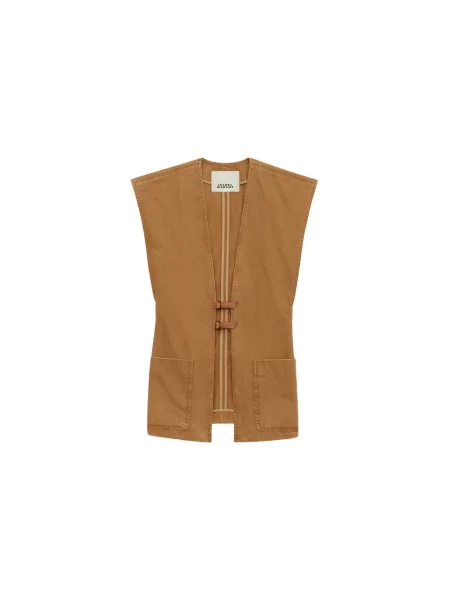 Kamizelka Isabel Marant beżowa