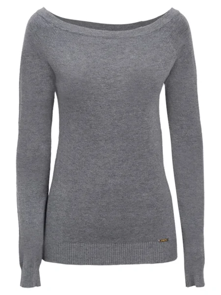 Influencer Pulover gri