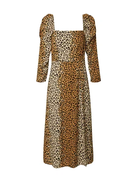 Miss Selfridge Rochie maro bej negru