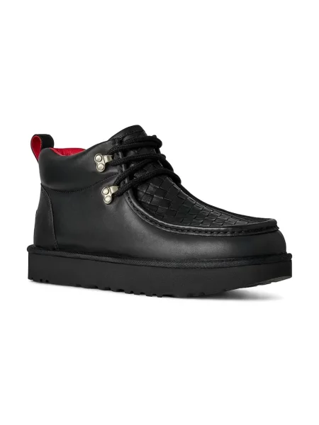 Nubuck μποτάκια UGG x Ambush Woven Boot μαύρο