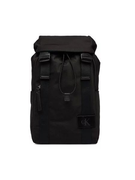 Calvin Klein Σακίδιο Canvas Mix Backpack μαύρο