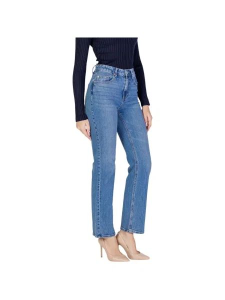 Blugi drepți Vero Moda albastru